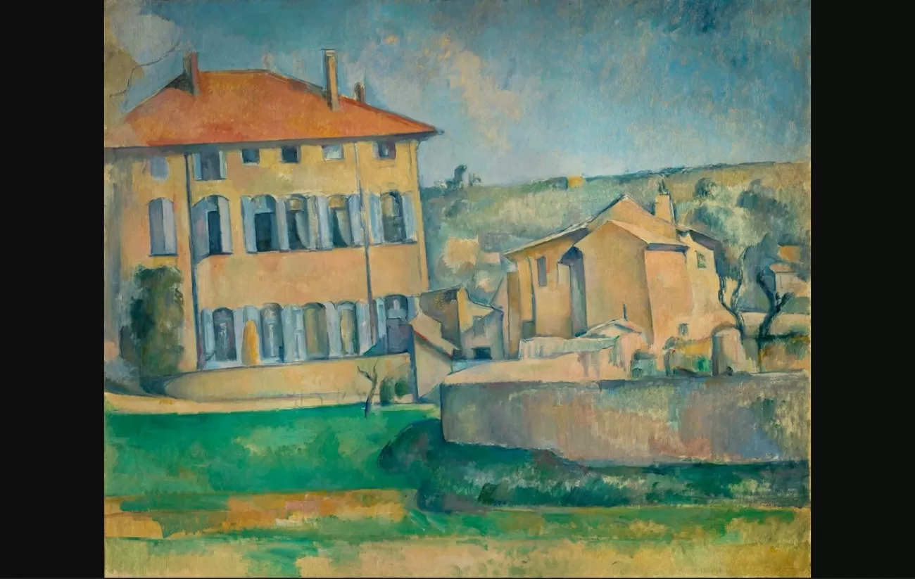 cezanne, house and farm at jas de bouffan, galeria nationala praga