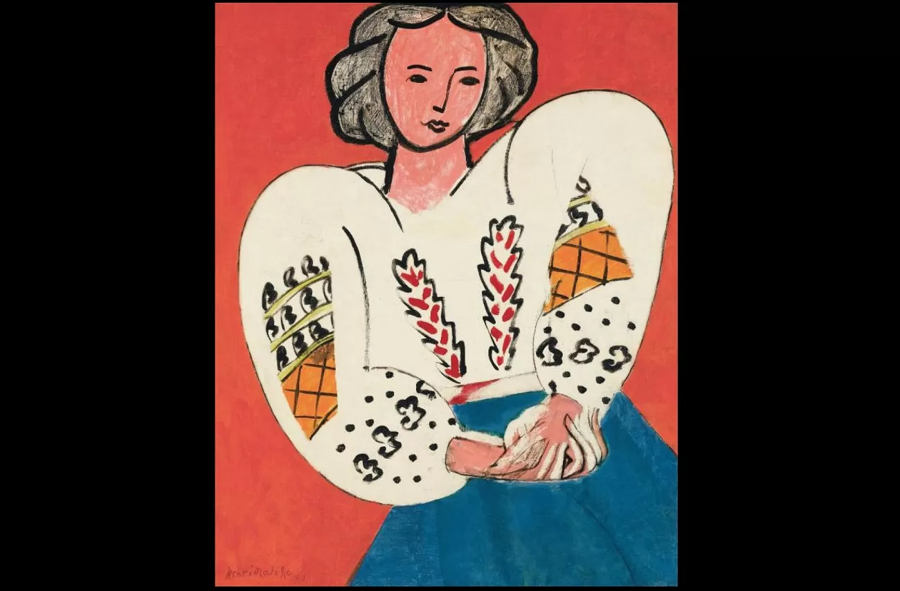 henri matisse la blouse roumaine 1940