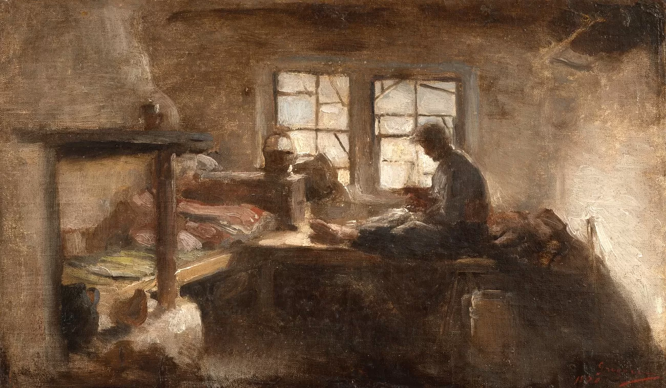 interior la rucar, nicolae grigorescu, artmark