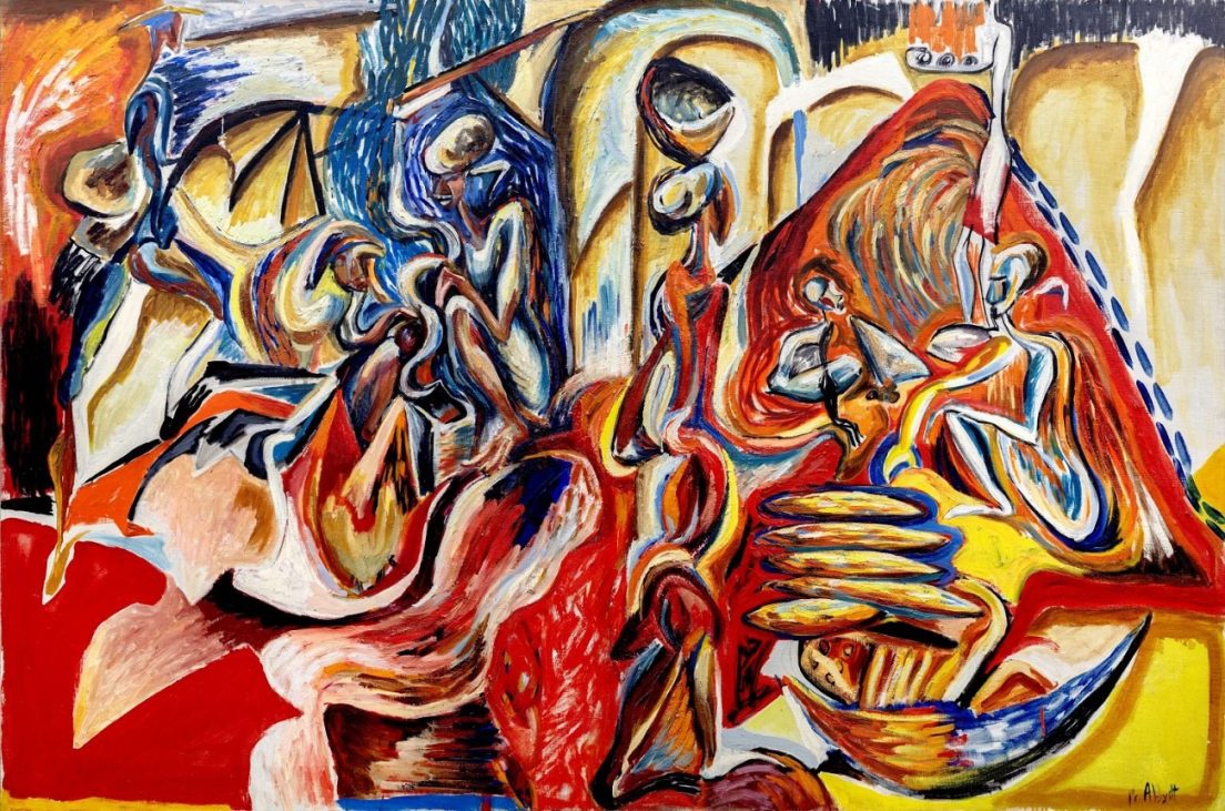 mary abbott, untitled c.1950, schoelkopf gallery
