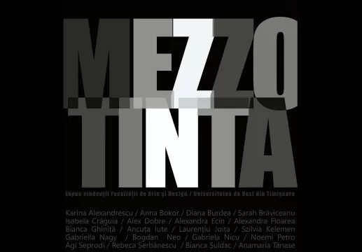 afiș mezzotinta