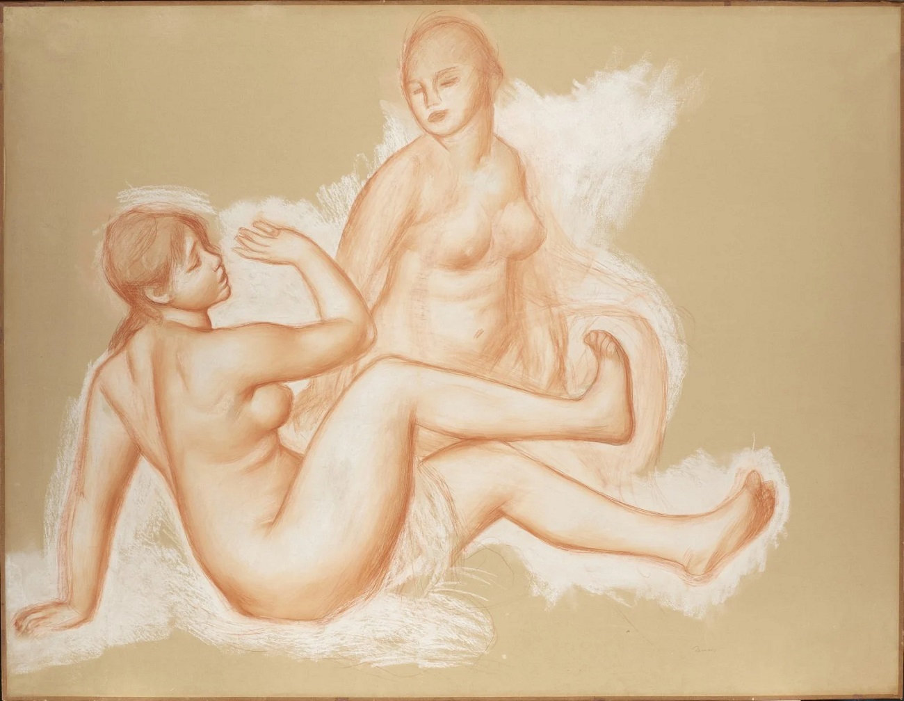 auguste renoir, study for the great bathers (1884 1887). the morgan library & museum
