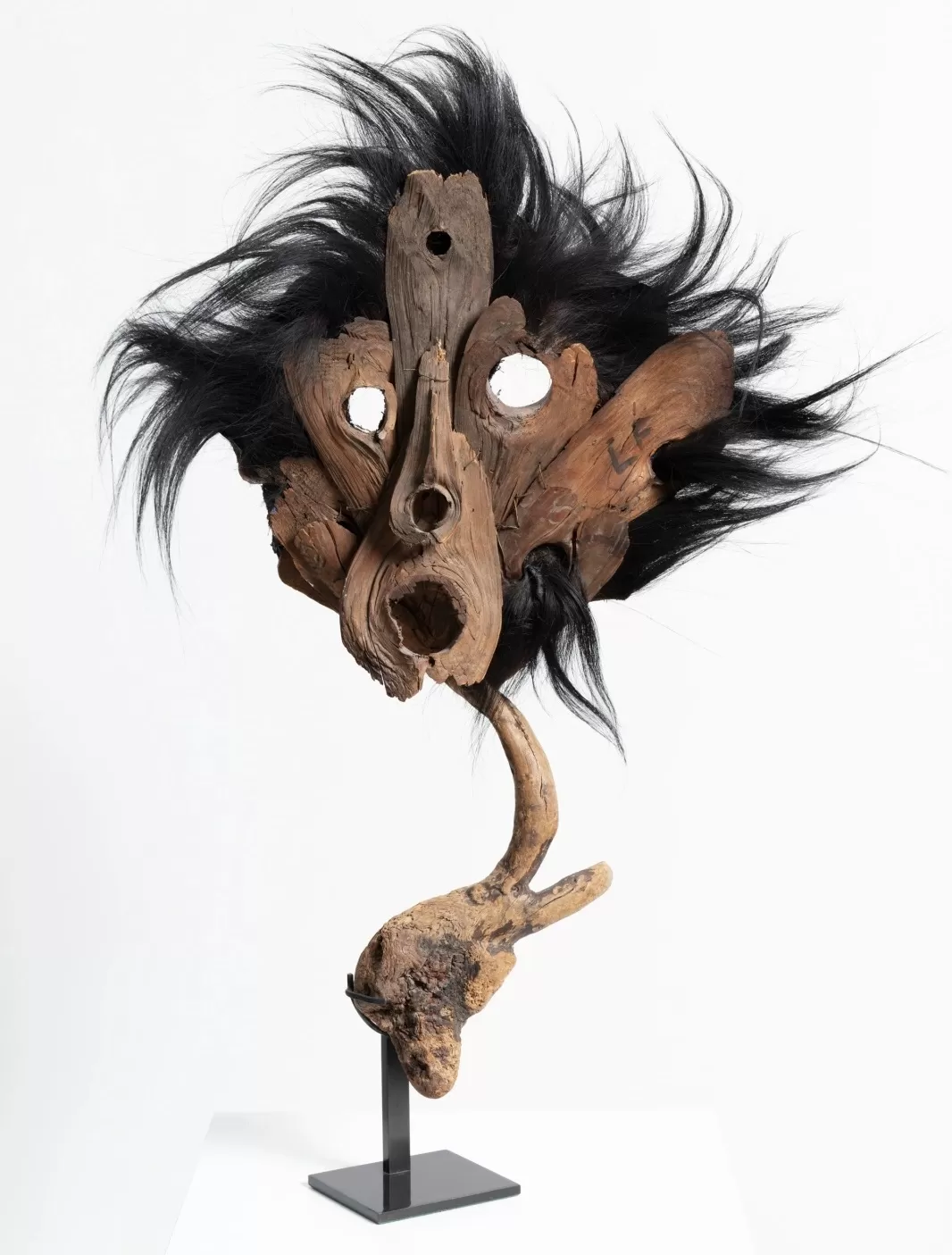 black scarecrow mask, 1960, kasmin gallery