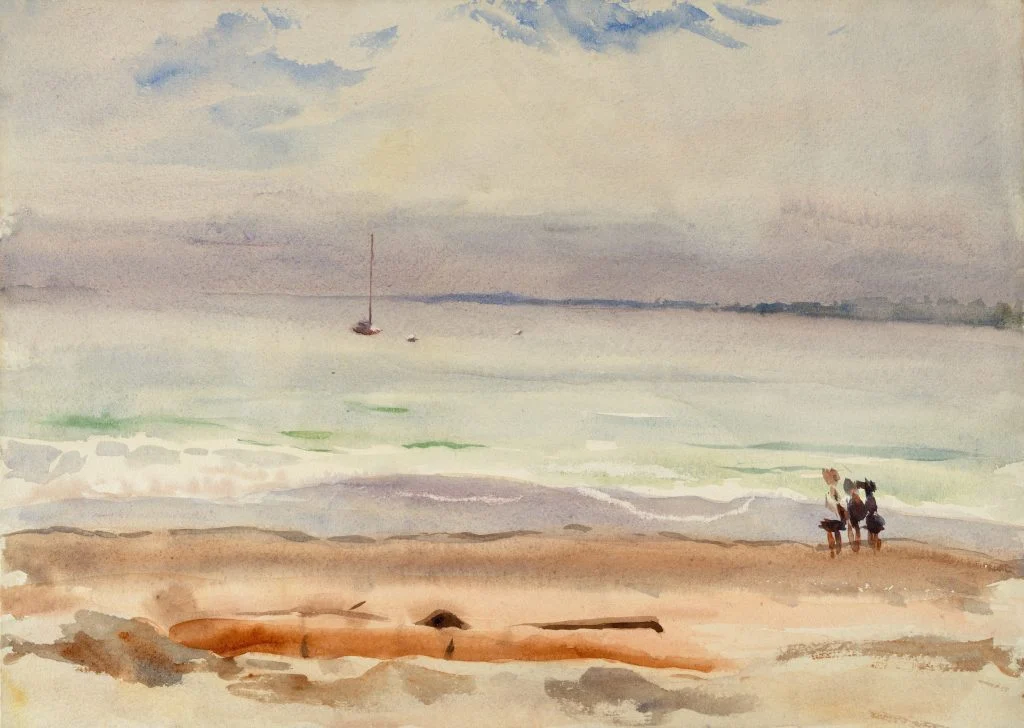 emily sargent, sea & shore, hammamet (1929)