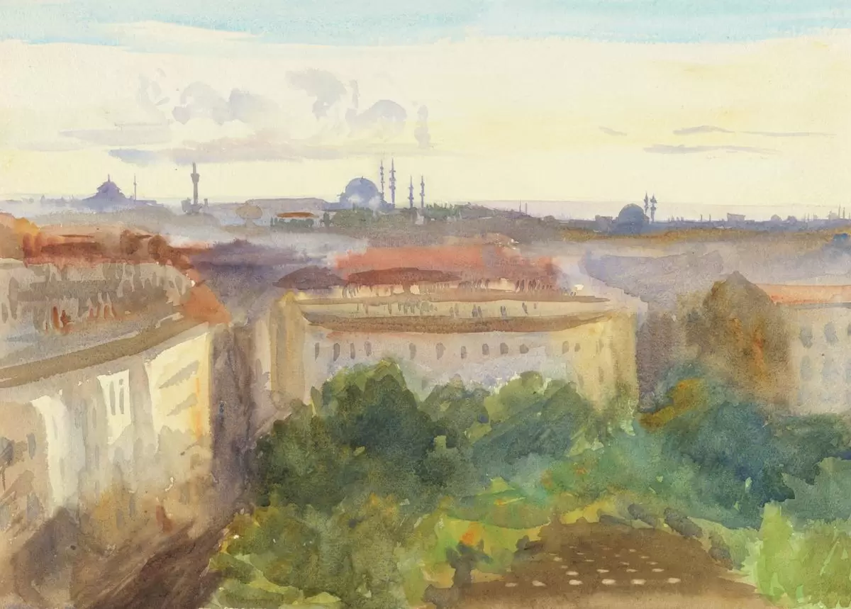 emily sargent, view of constantinople (1904), tate london
