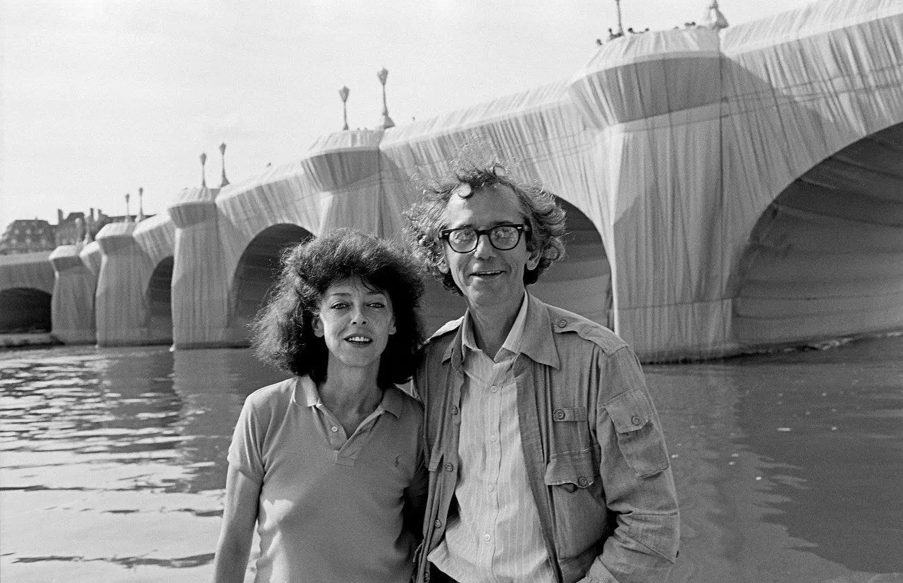 jeanne claude și christo, foto wolfgang volz