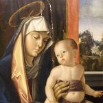 madona cu pruncul, detaliu, solario, art recovery international