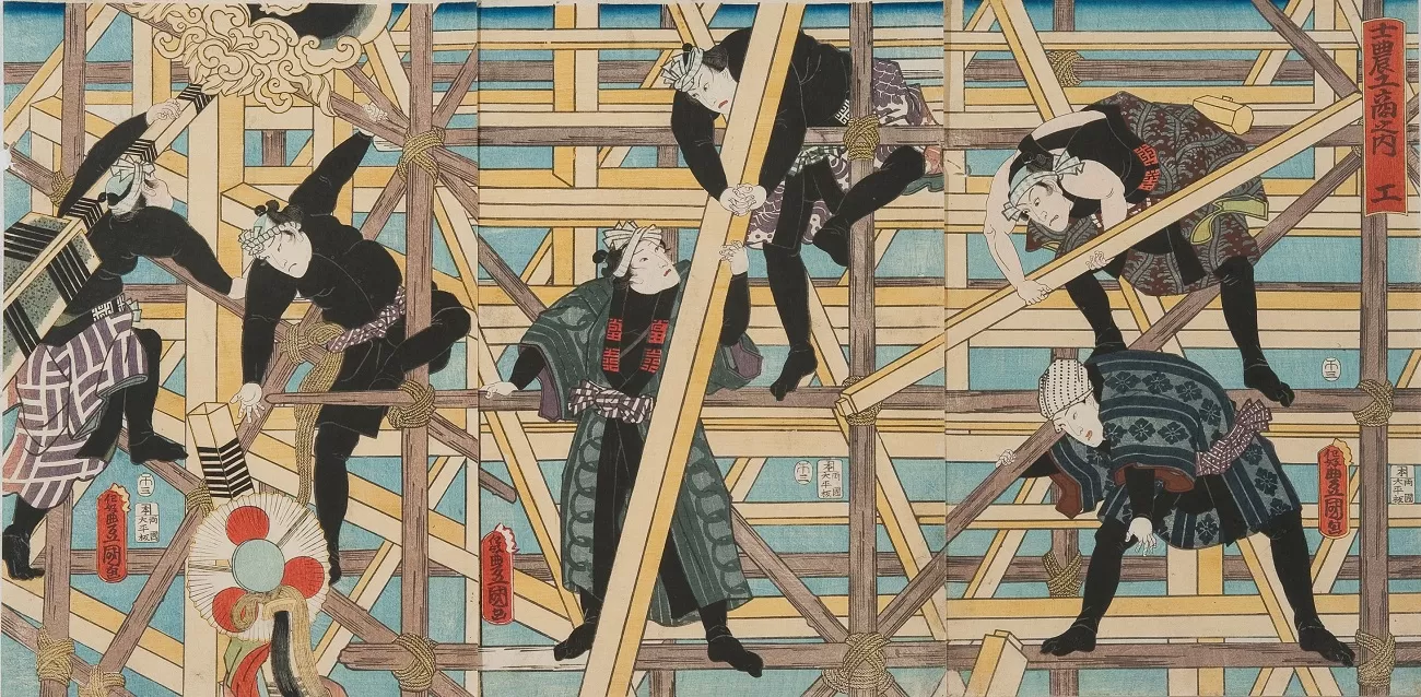 meșteșugari, utagawa kunisada, mnar