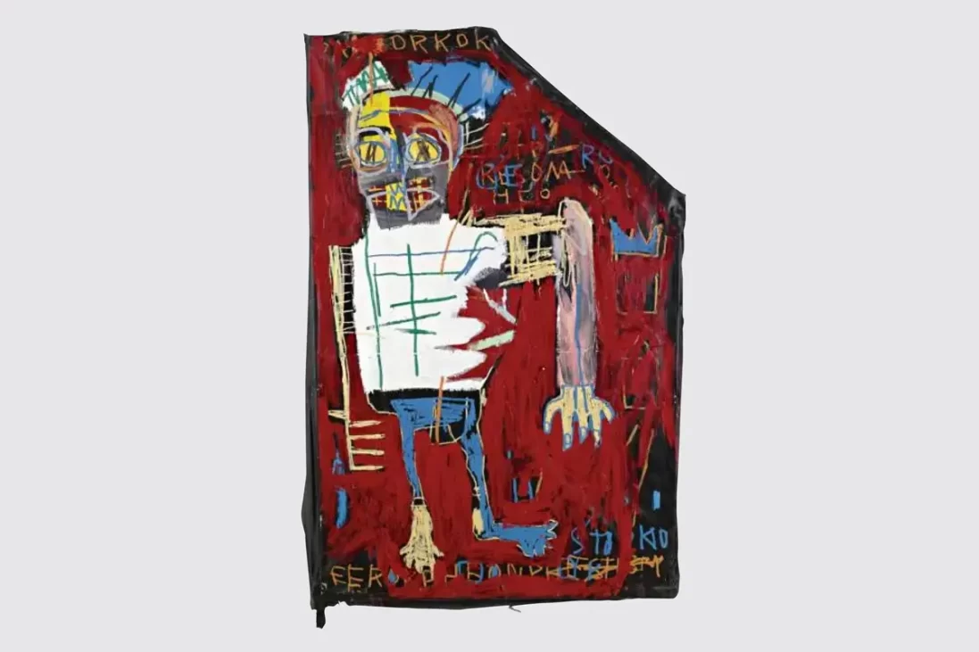 red man one, basquiat, sothebys