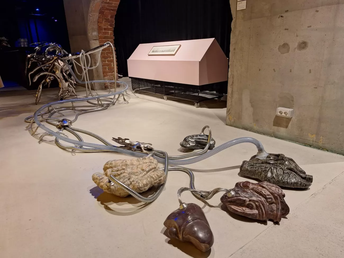 splashh, ovidiu toader, river, mixed media sculpture