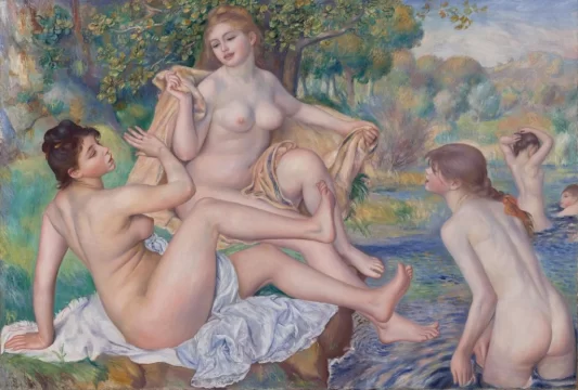 the great bathers, renoir, phildelphia museum of art