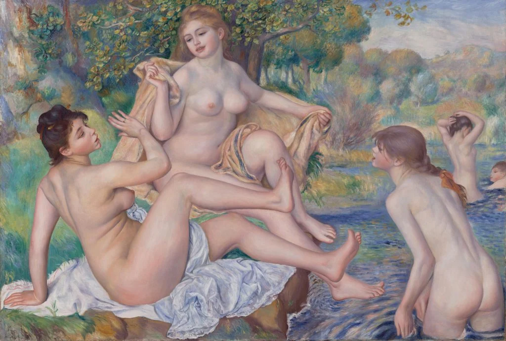 the great bathers, renoir, phildelphia museum of art
