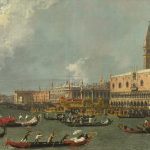 venice, the return of the bucintoro on ascension day, canaletto