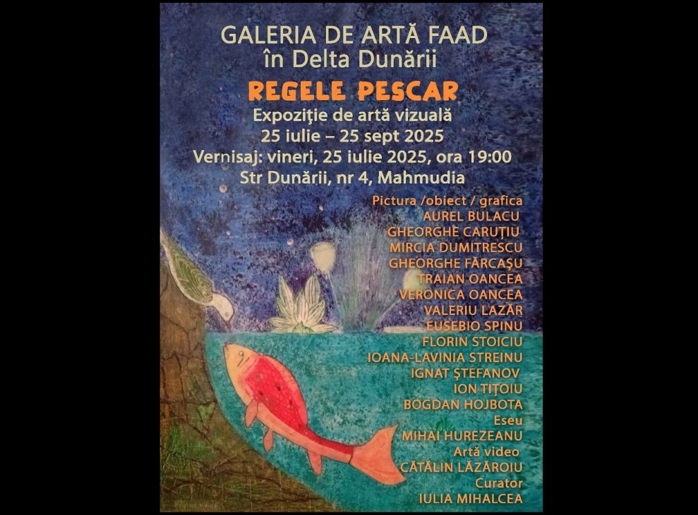 afis expo regele pescar, faad