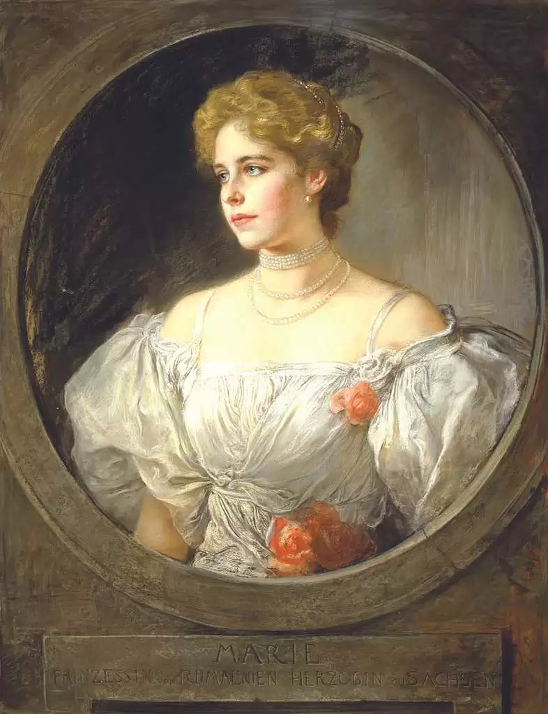 friedrich august von kaulbach portretul principesei maria