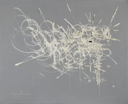 georges mathieu, orion i, 1980, galerie berès