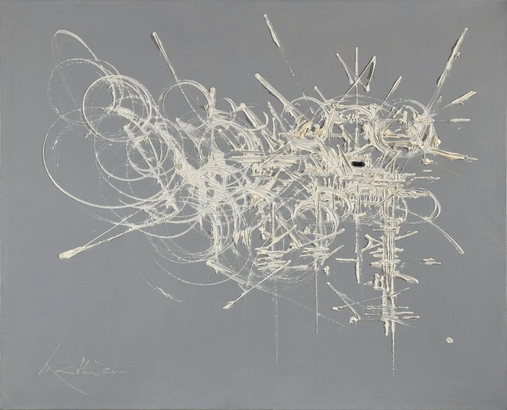 georges mathieu, orion i, 1980, galerie berès