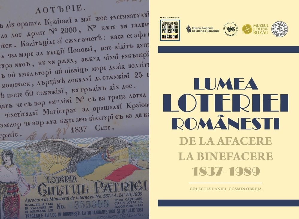 afiș expoziția lumea loteriei românești