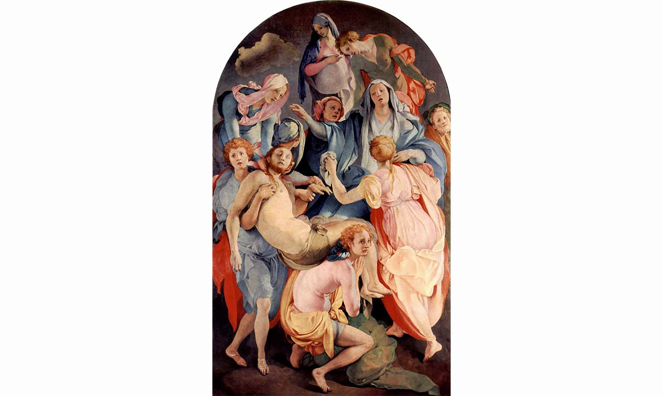 coborarea de pe cruce jacopo da pontormo
