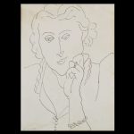 henri matisse, portrait de femme accoudée (1937), bonhams