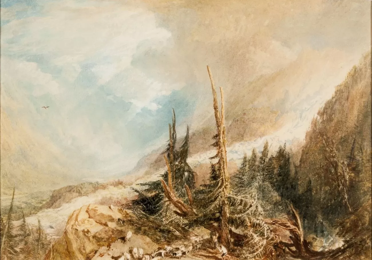 jmw turner, valley of chamouni (ca. 1809 1814)