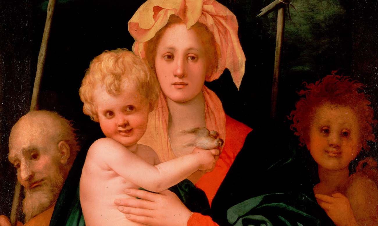 jacopo da pontormo madona cu pruncul si sfintii