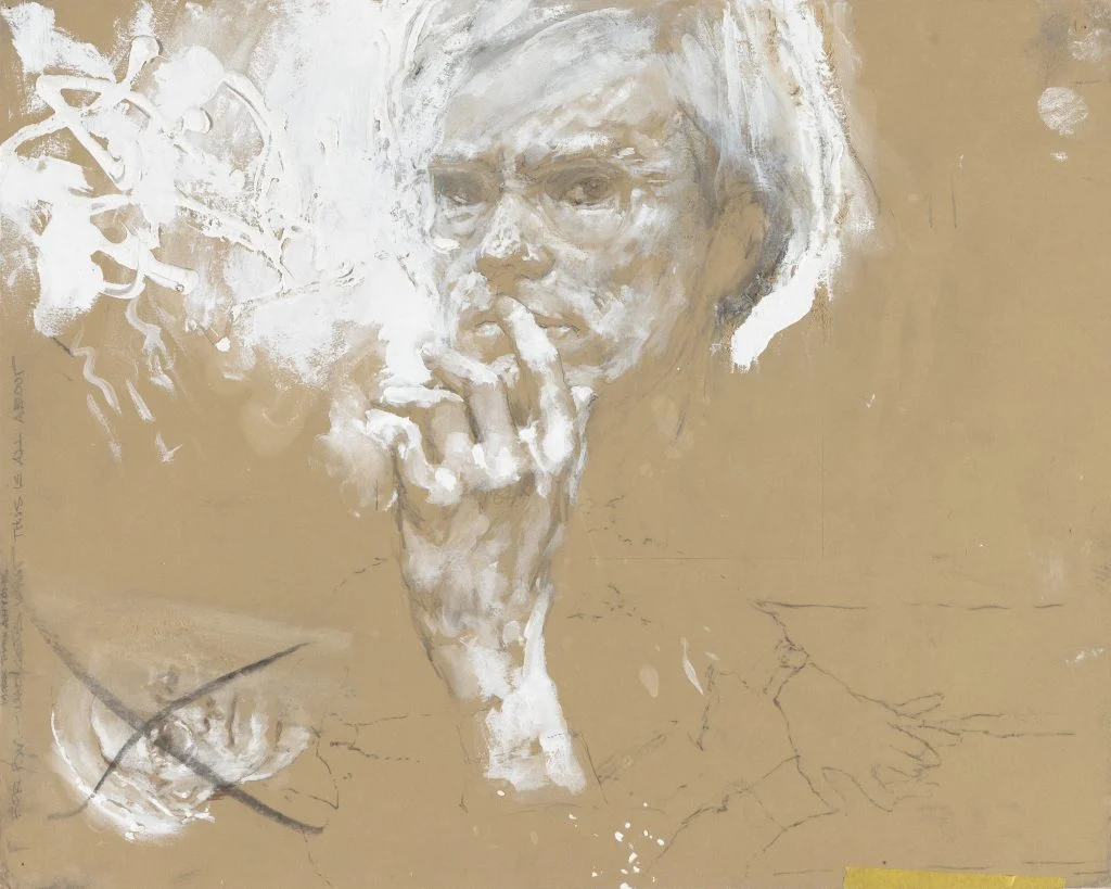 jamie wyeth, for f.w. who gets what this is all about more than anyone (c. 1976) © jamie wyeth