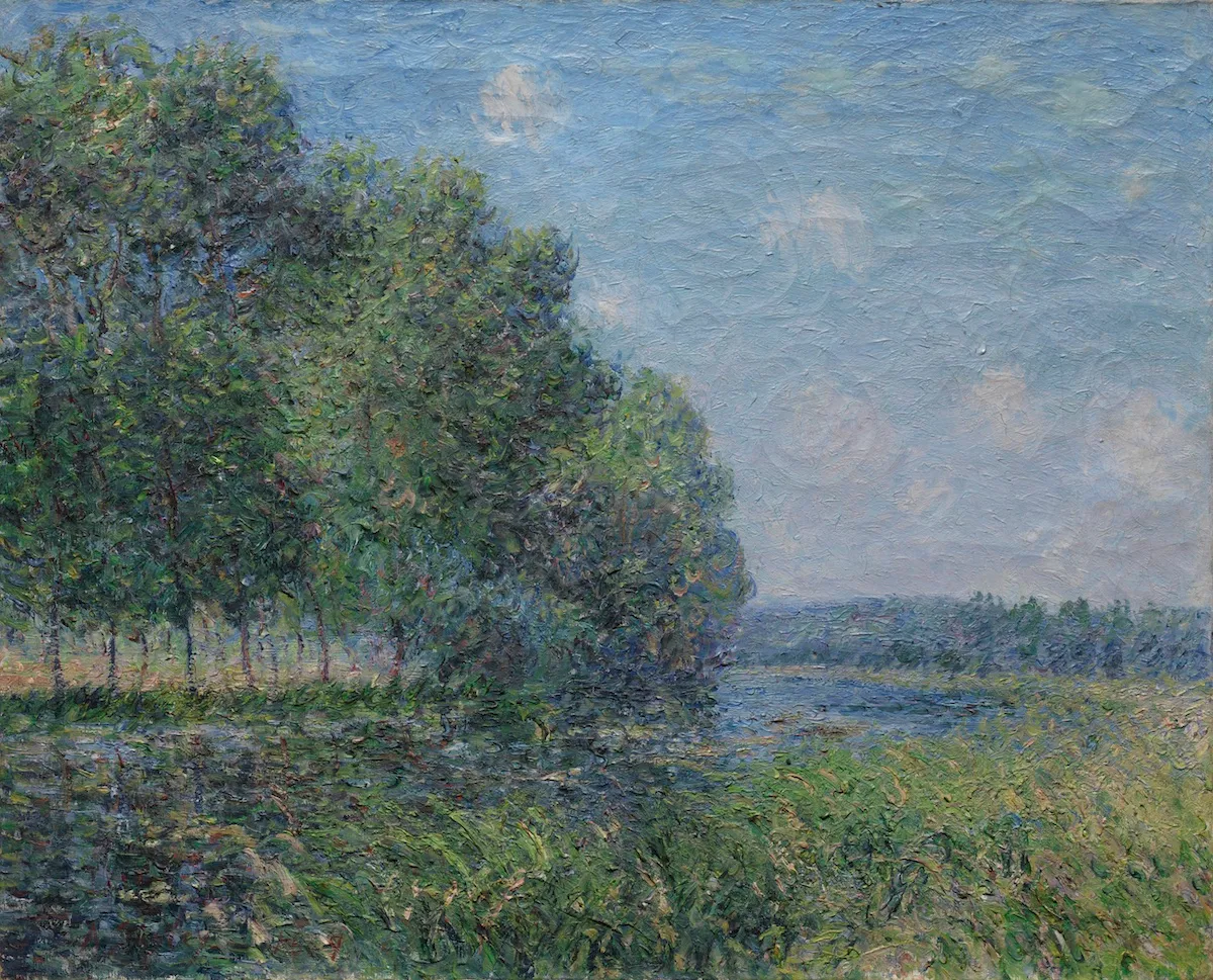 lacma alfred sisley, river view, 1889