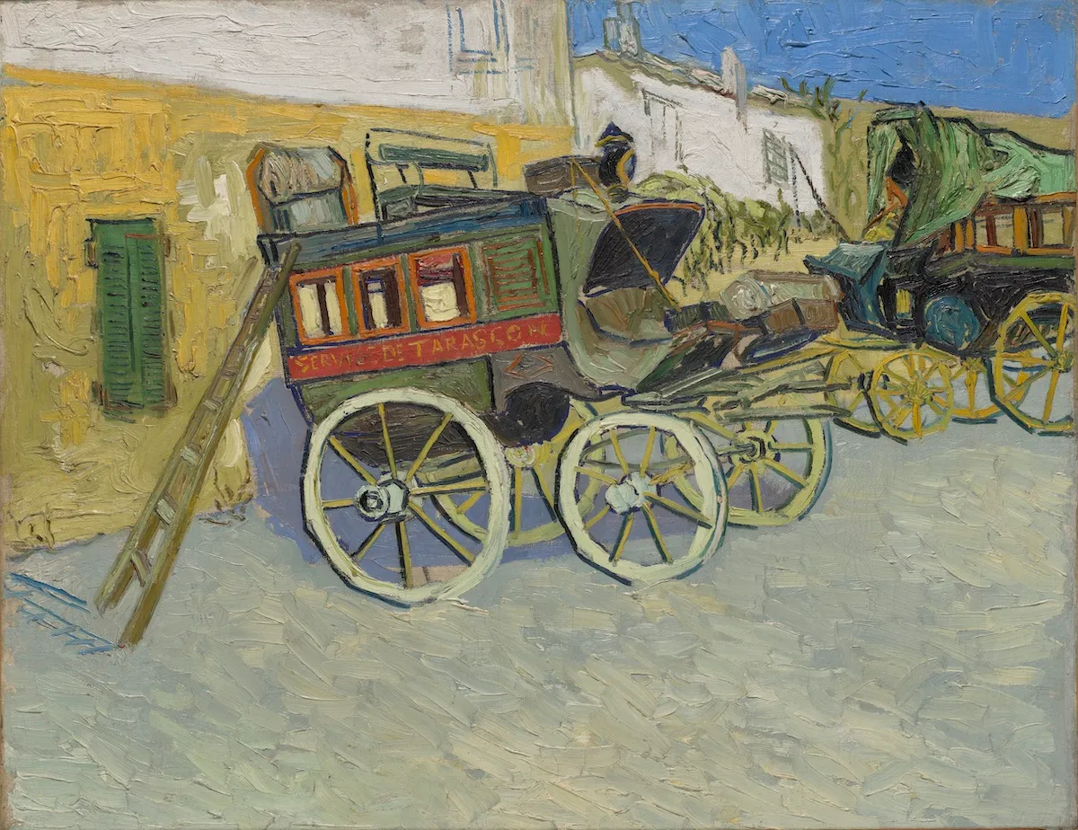 lacma, vincent van gogh, tarascon stagecoach, 1888