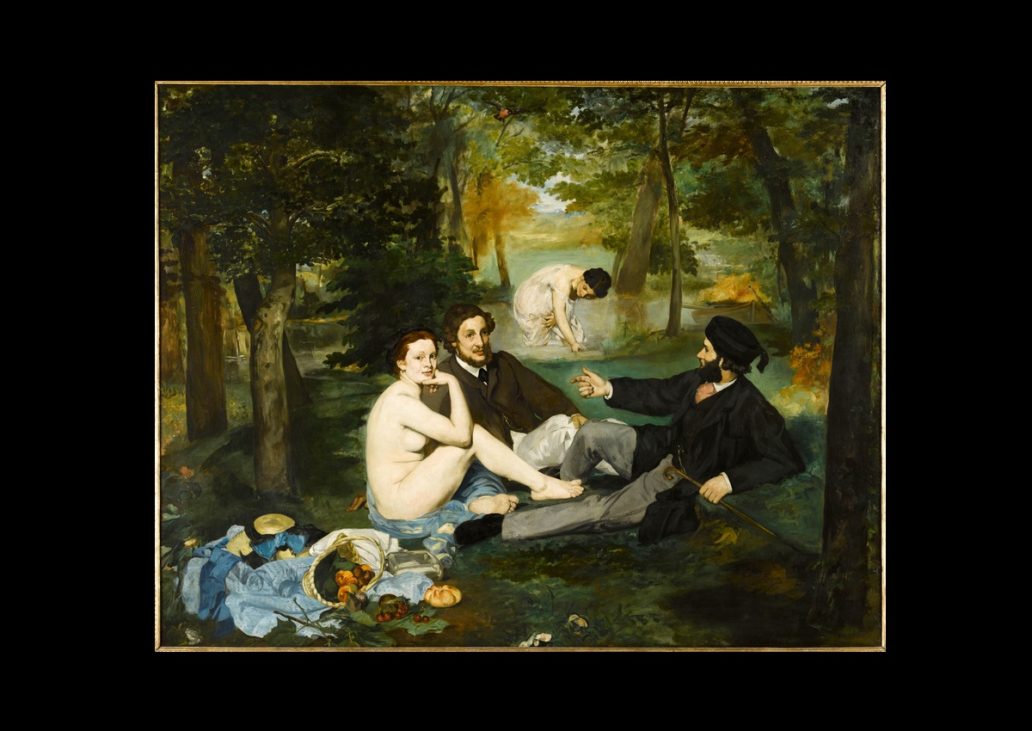 le déjeuner sur l'herbe, manet
