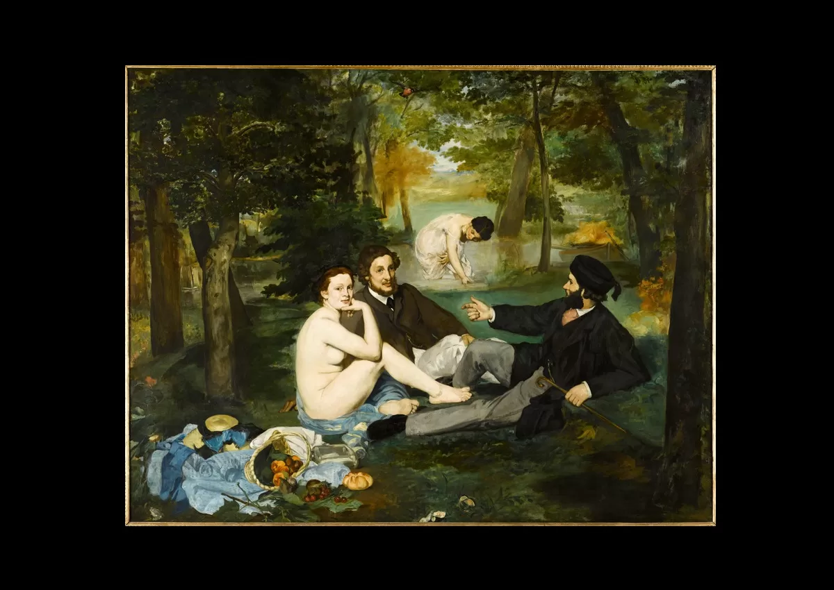 le déjeuner sur l'herbe, manet