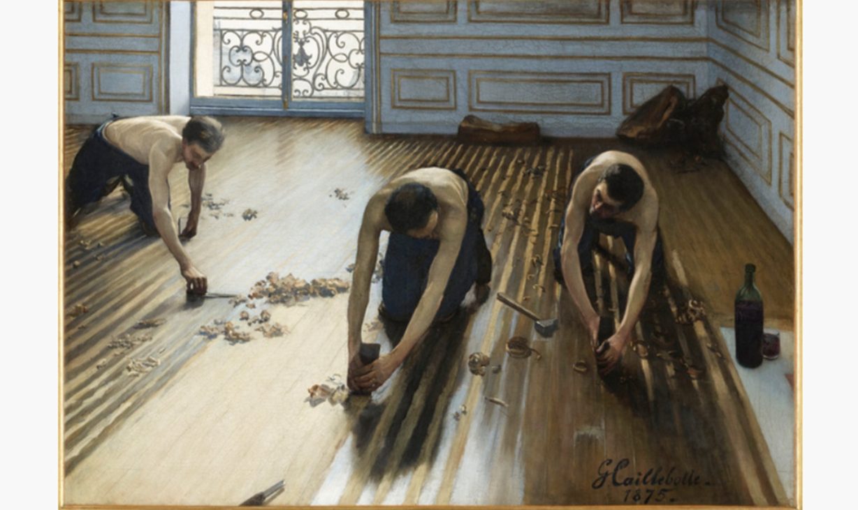 les raboteurs de parquet, g. caillebotte, orsay