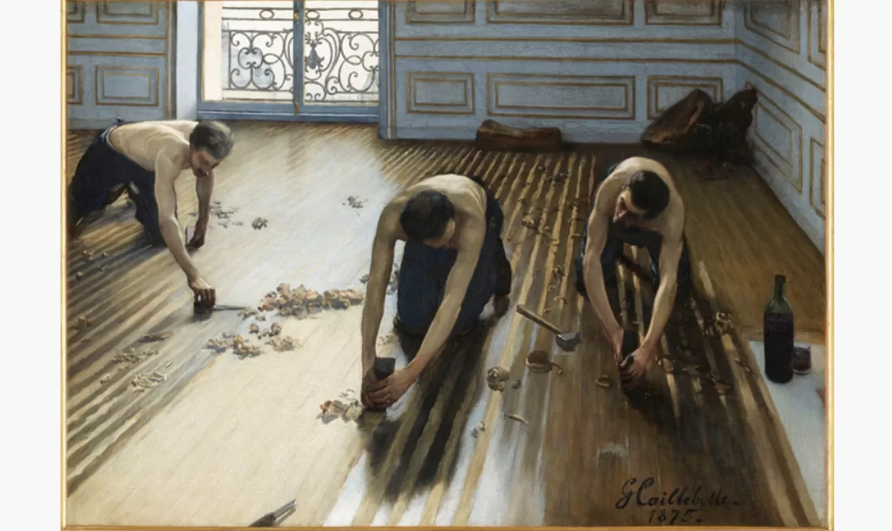 les raboteurs de parquet, g. caillebotte, orsay