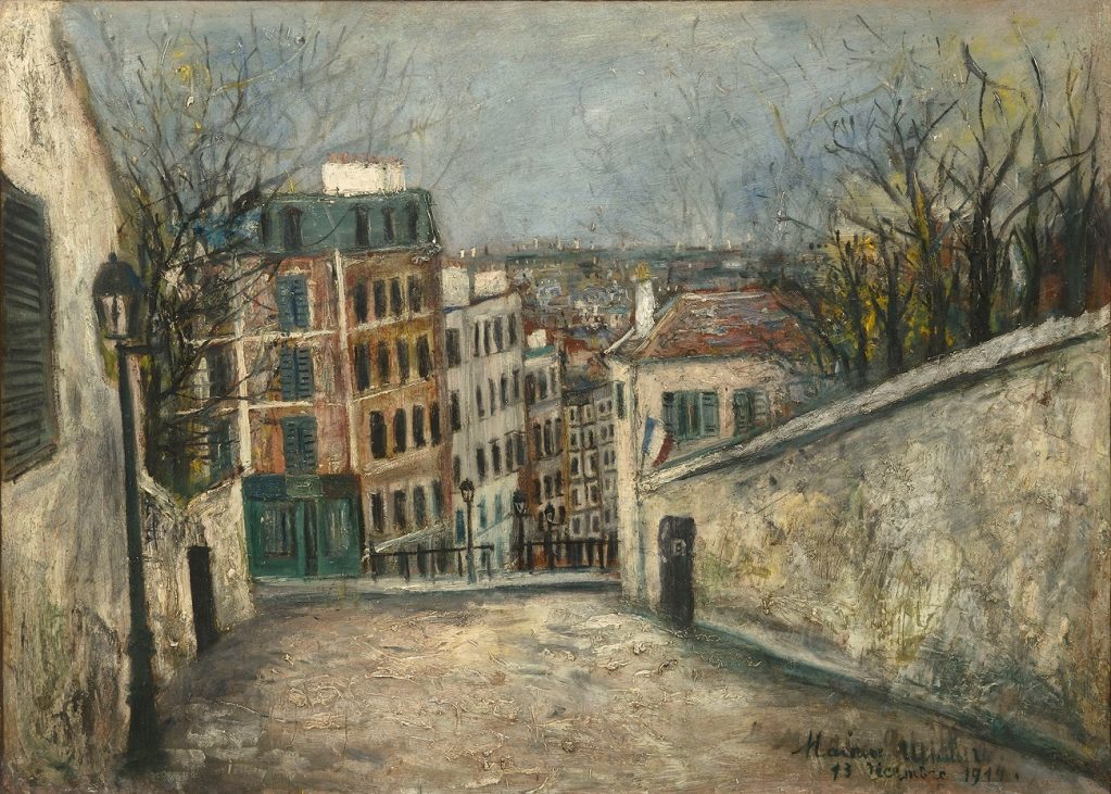 maurice utrillo, rue du mont cenis, 1914