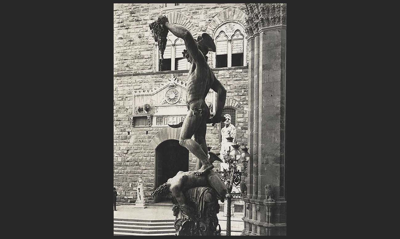 perseu cu capul meduzei benvenuto cellini