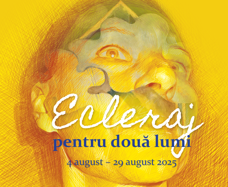afis expozitie ecleraj pentru două lumi elite art gallery
