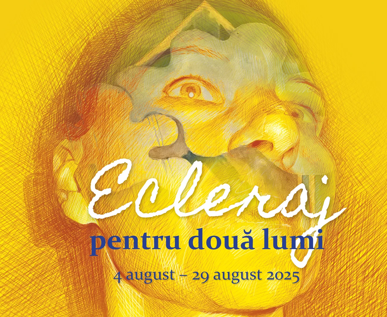 afis expozitie ecleraj pentru două lumi elite art gallery