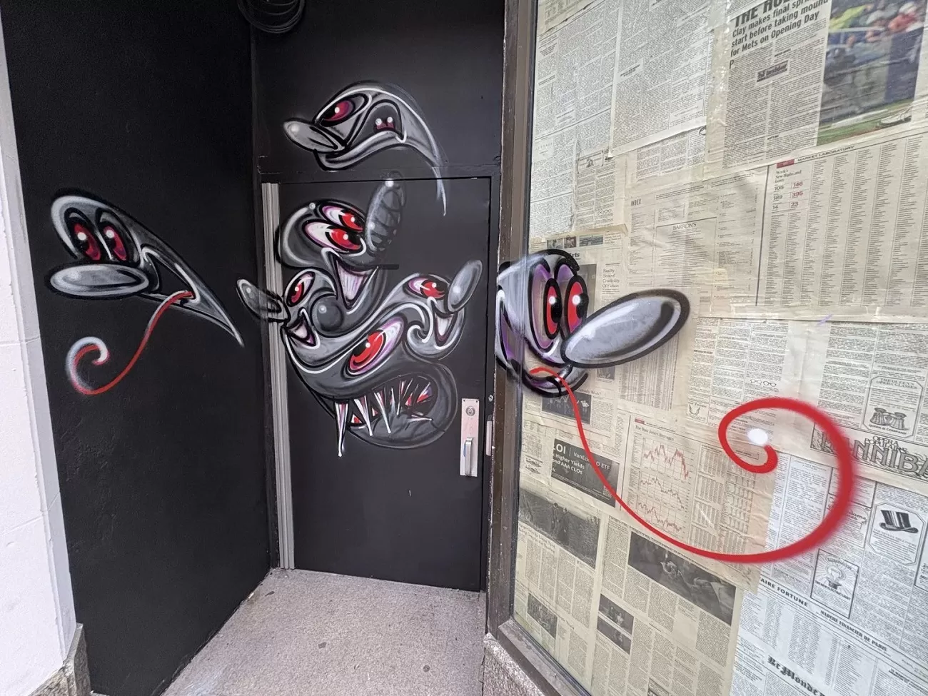 mural masquerade, kenny scharf