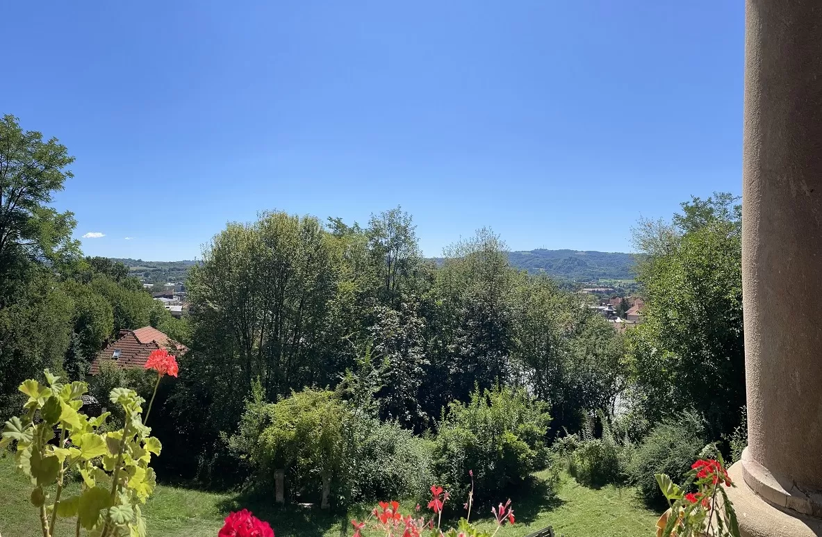 vedere spre câmpulung muscel din vila golescu, curatorial