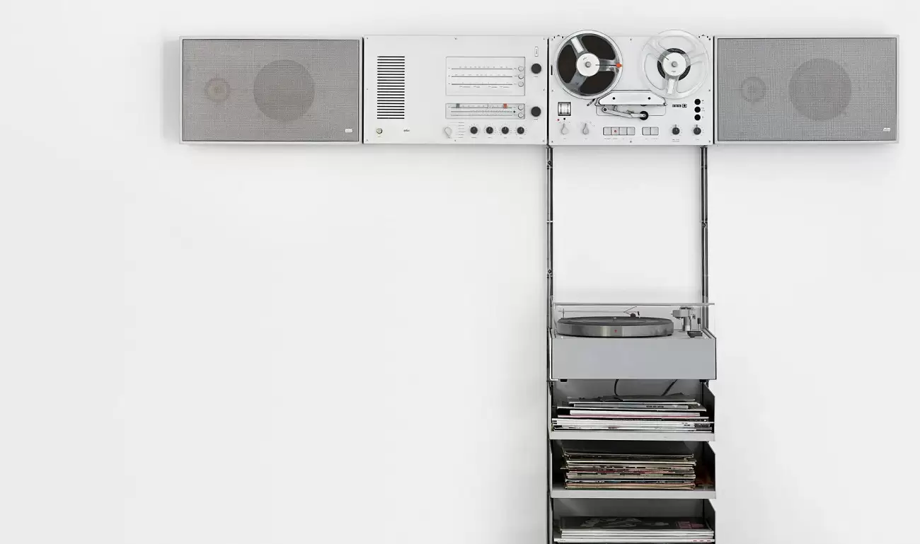 © braun tg 60 sound system, dieter rams