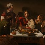 caravaggio, souper à emmaüs, 1601