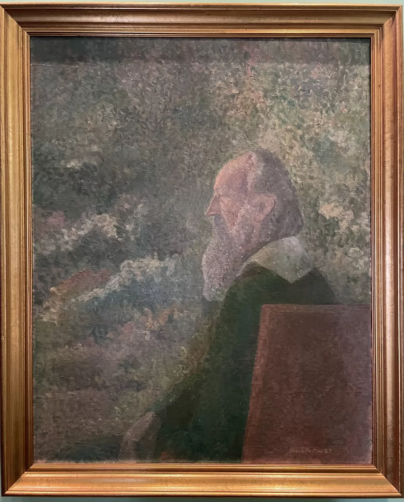 dan nasta, în grădina casei sale, de horea paștina, curatorial