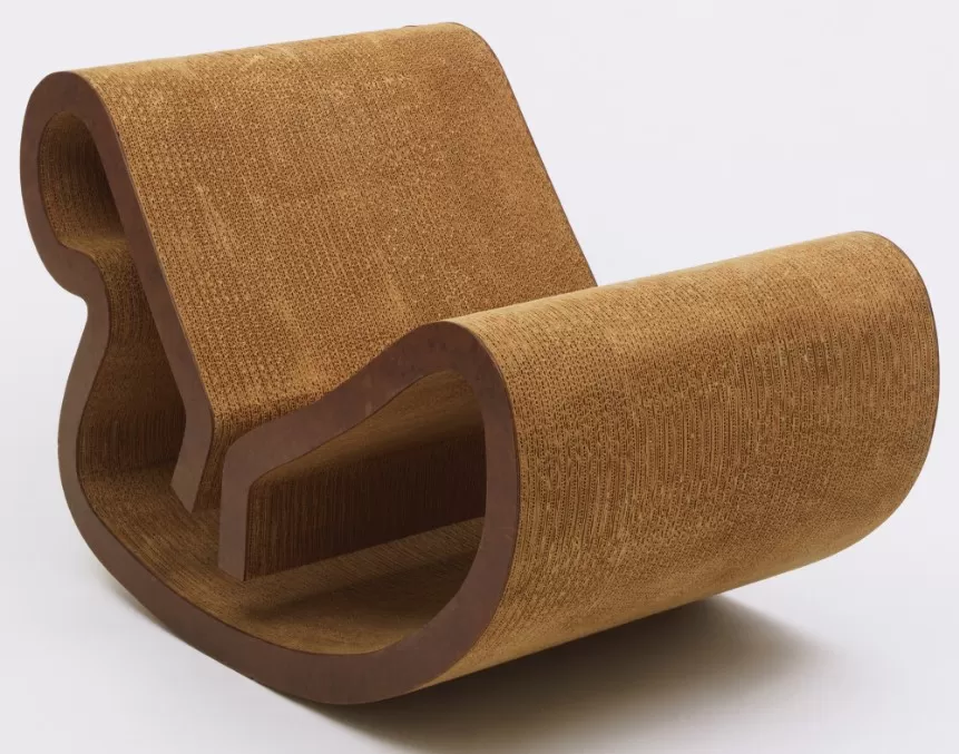 easy edges body contour rocker, frank gehry