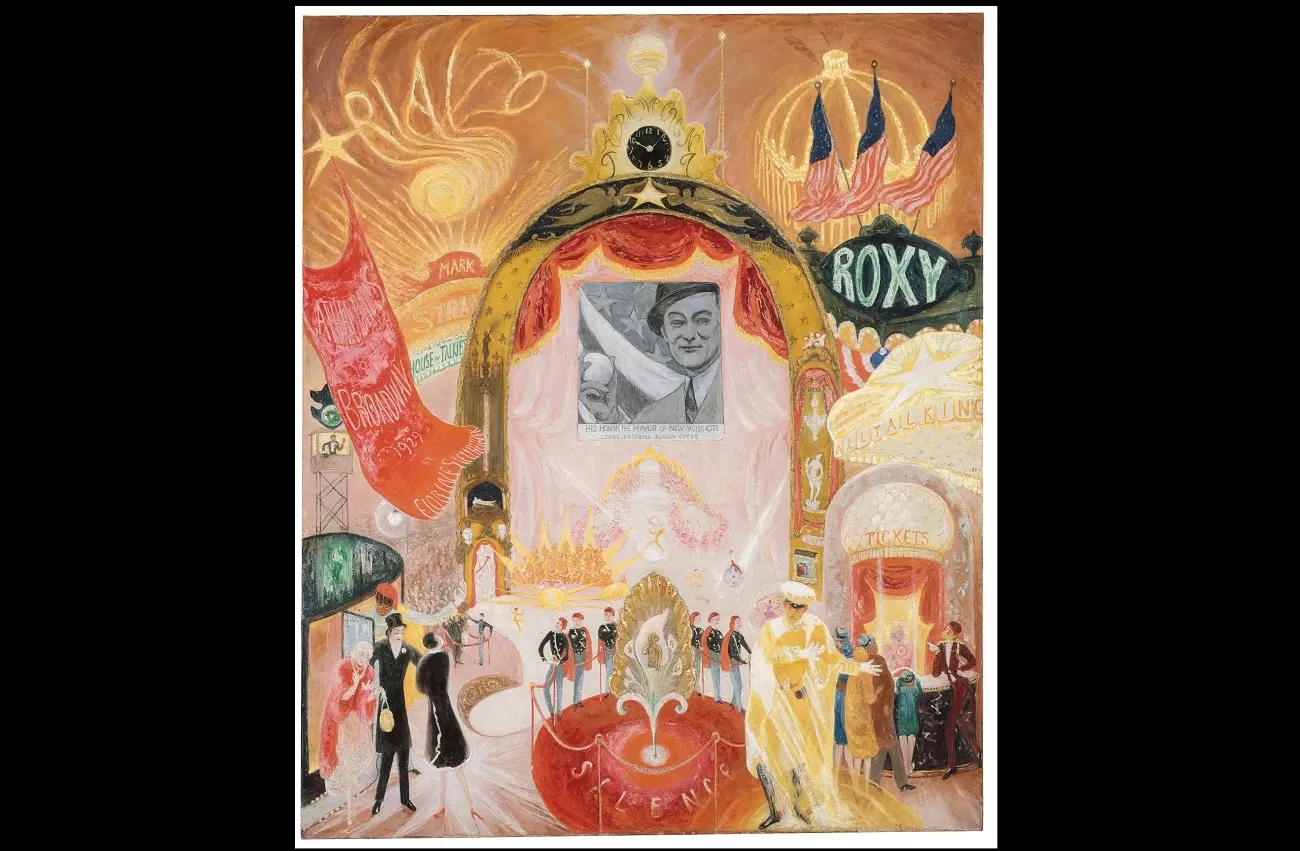 florine stettheimer, the cathedrals of broadway (1929)