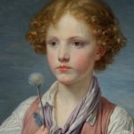 greuze, jeune berger qui tente le sort pour savoir s’il est aimé de sa bergère, 1760 1761