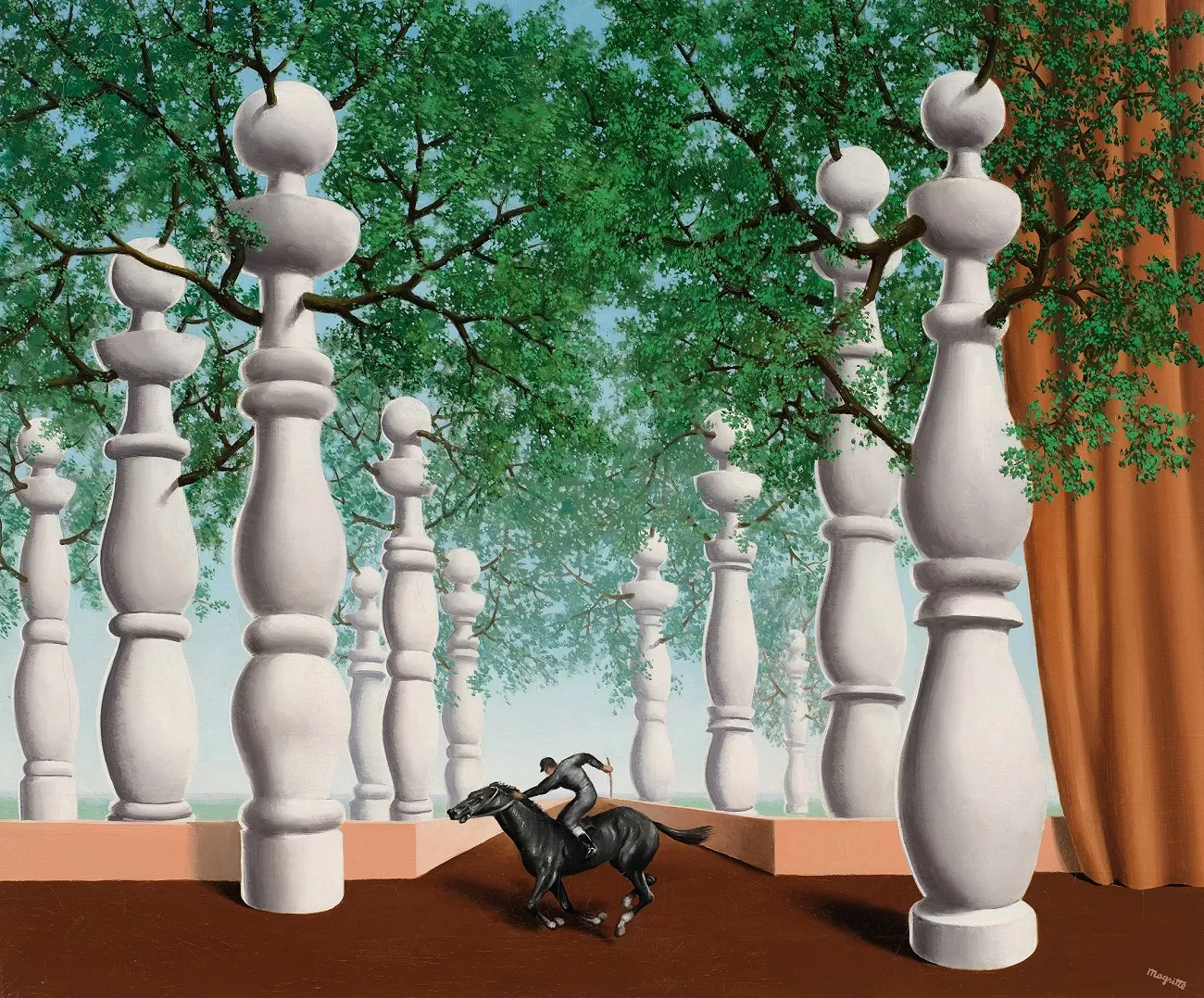 le jockey perdu, rene magritte