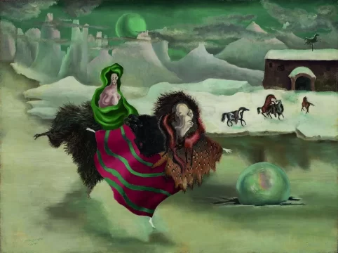 leonora carrington, la joie de patinage, 1941