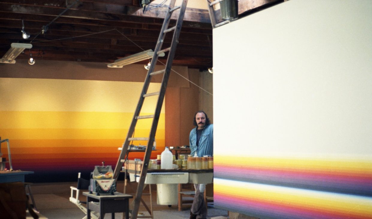 norman zammitt în studio, los angeles, 1973