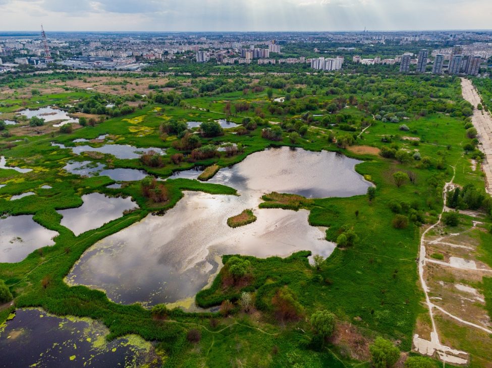drone,shots,of,delta,vacaresti,(parcul,natural,vacaresti),,bucharest,,romania