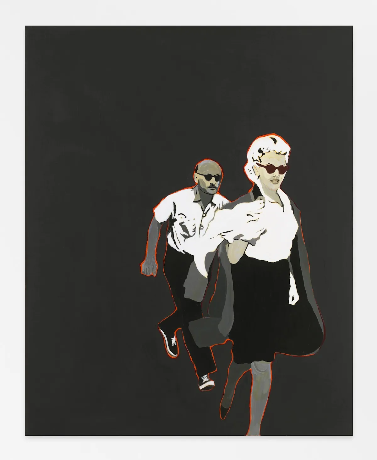 rosalyn drexler, marilyn pursued by death, 1963